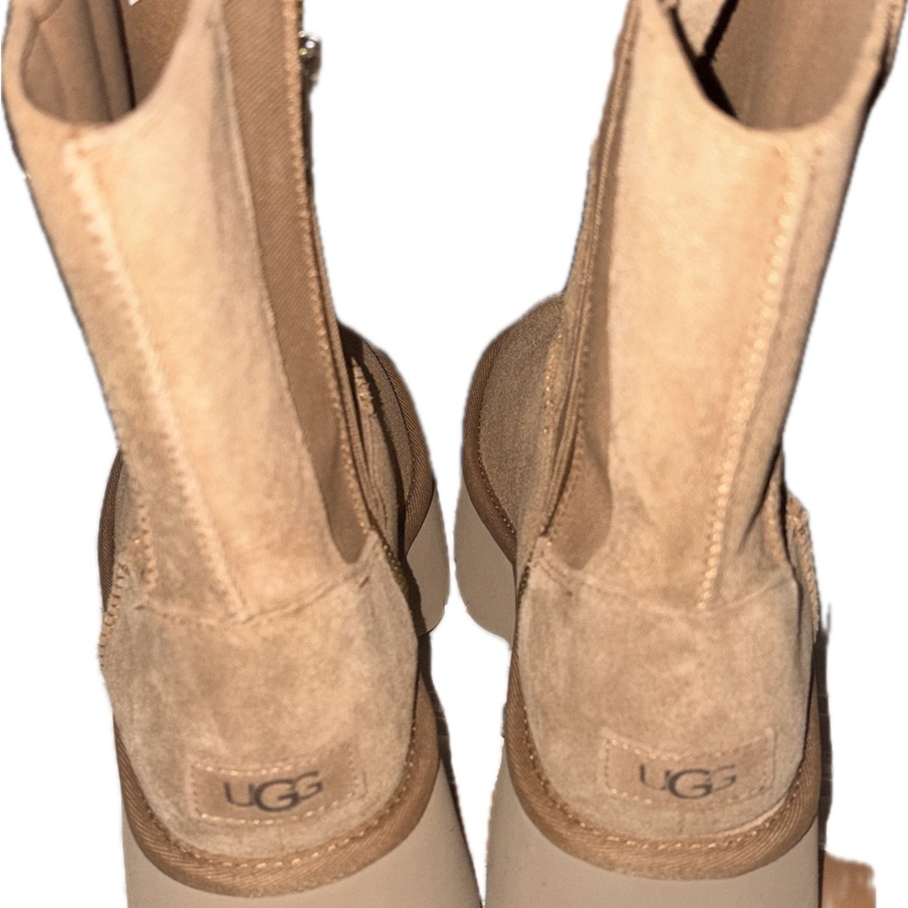 Ugg Twin Seams New Heights Suede Boots BNEW - Picture 5 of 9